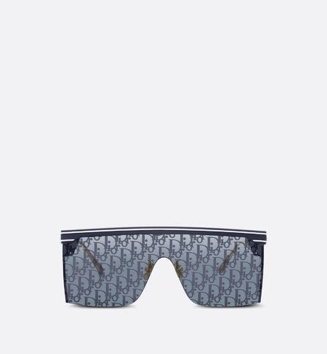 christian dior oblique sunglasses|DiorClub M1U Blue Dior Oblique Mask Sunglasses .